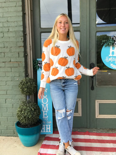 Pumpkin patch sweater