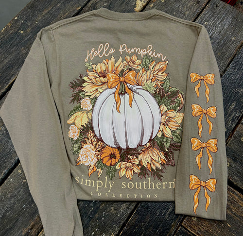 Simply southern pumpkin tee