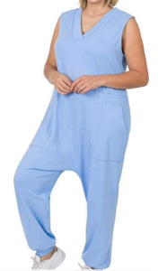 Ocean Waves Jumpsuit