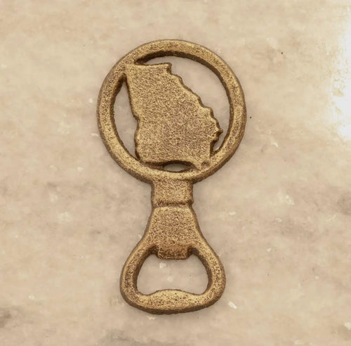 Georgia Bottle Opener Antique Gold