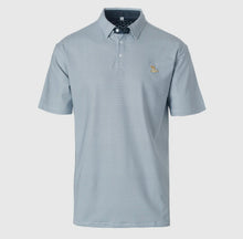 Load image into Gallery viewer, Roost Navy Stripe Performance Polo