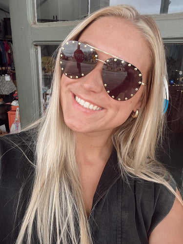 Show Stopper Studded Sunnies